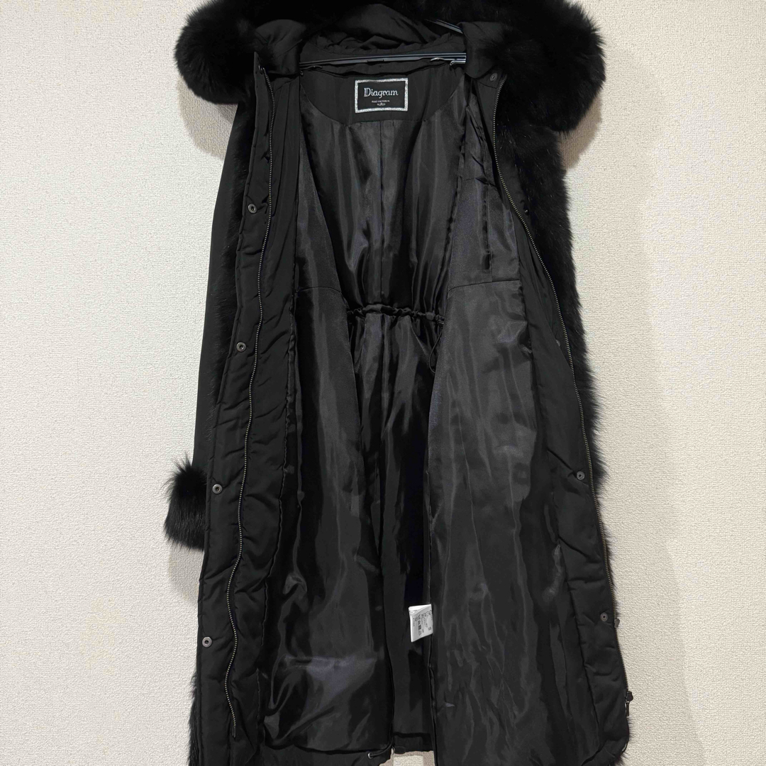 GRACE CONTINENTAL - Diagramフォックスファートリミング3wayロング