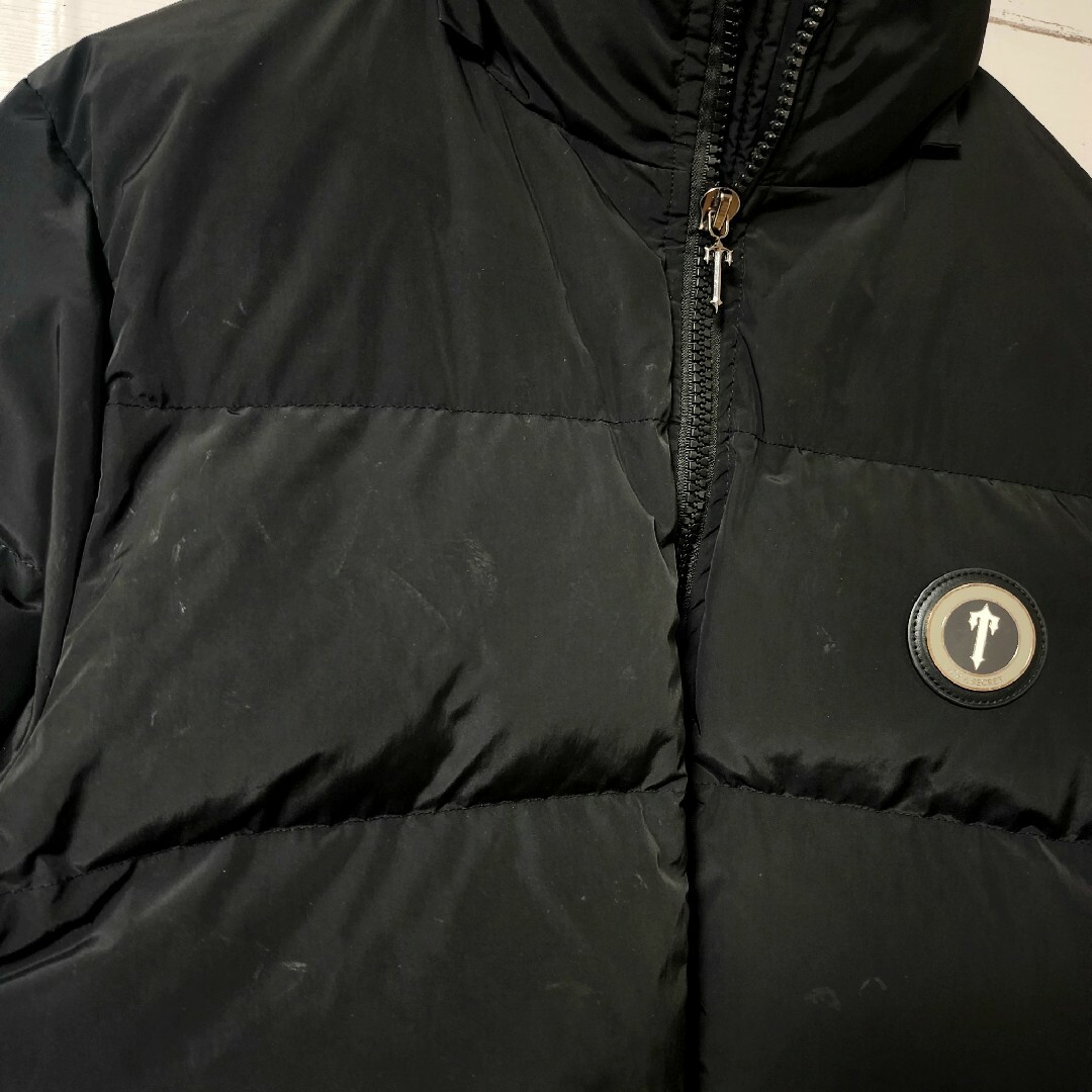 TRAPSTAR トラップスター ダウン ジャケット ブラック バックロゴ Lの