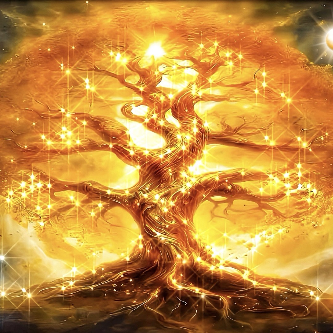 幸福の木 幸せの 開運•風水ヒーリング 開運絵画グラフィックアートの