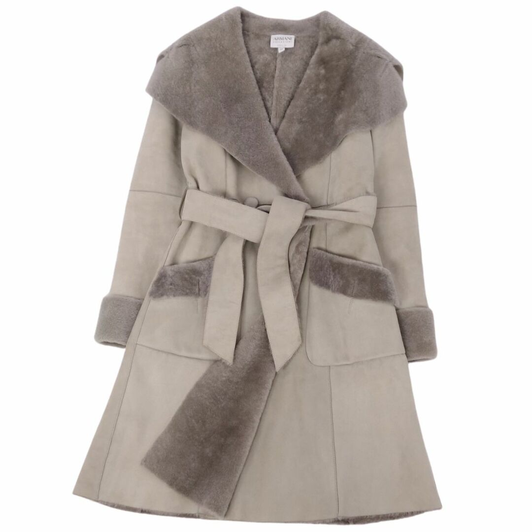 美品】アルマーニ コレツォーニ コート レディース38 ARMANI