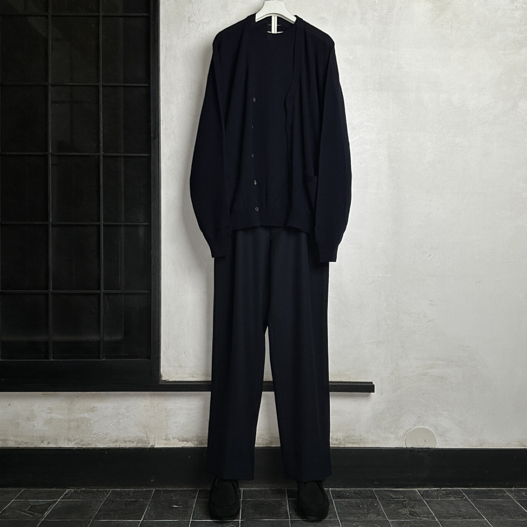 COMOLI - 新品 24AW COMOLI ウールサージパンツ（navy）3の通販 by