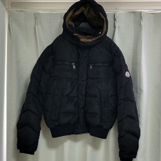 MONCLER - MONCLER フード付きダウンジャケット 黒 サイズ 3の通販 by