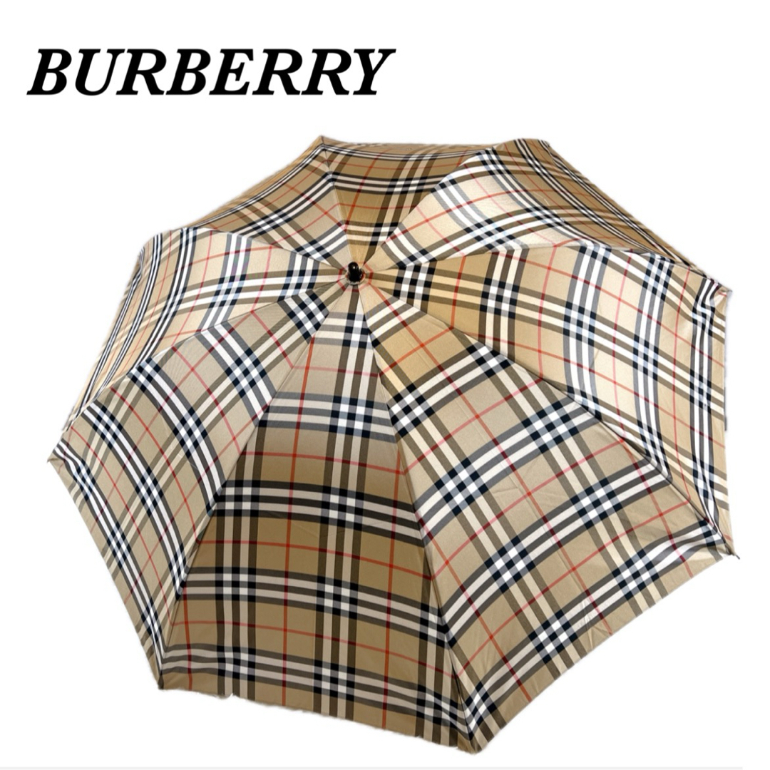 BURBERRY - 未使用品 BURBERRY バーバリー 折りたたみ傘 ノバチェック