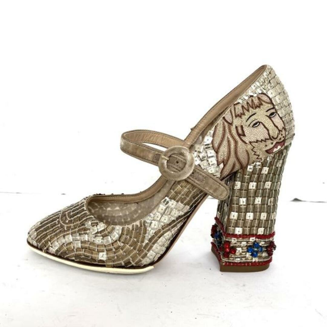 極美品】Dolce & Gabbana ブラックパンプス ティーポット装飾 極美品