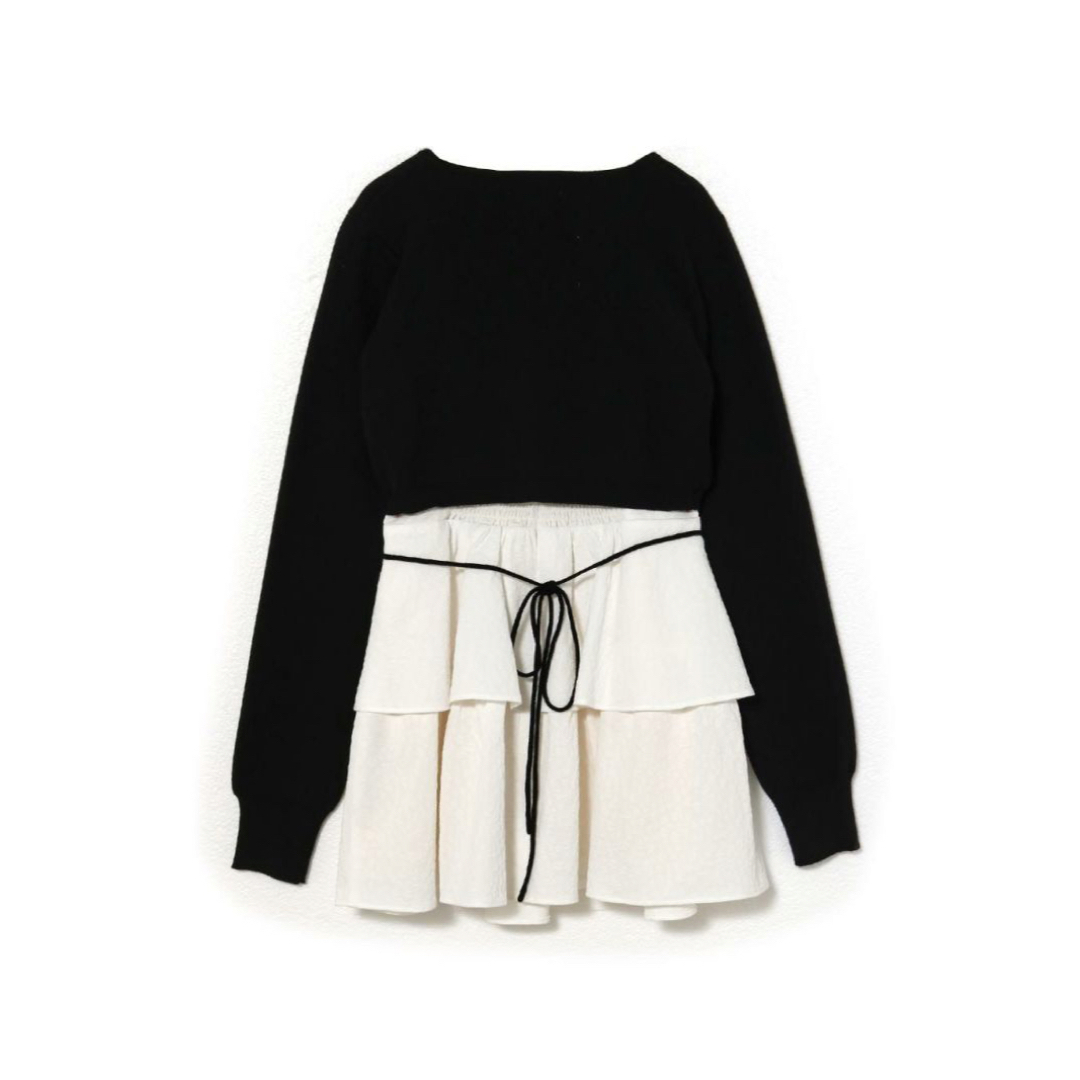 Bubbles - 【BUBBLES】レイヤードティアードワンピースの通販 by