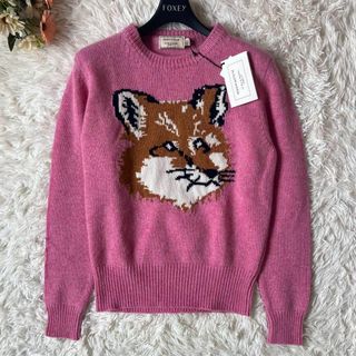 MAISON KITSUNE'（ニット/セーター ・ ピンク/桃色系）のフリマ
