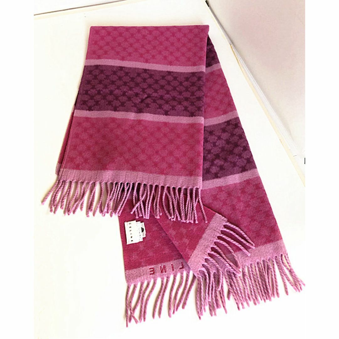 CELINE - 未使用に近い超人気☆CELINEセリーヌ☆マカダム柄☆マフラー