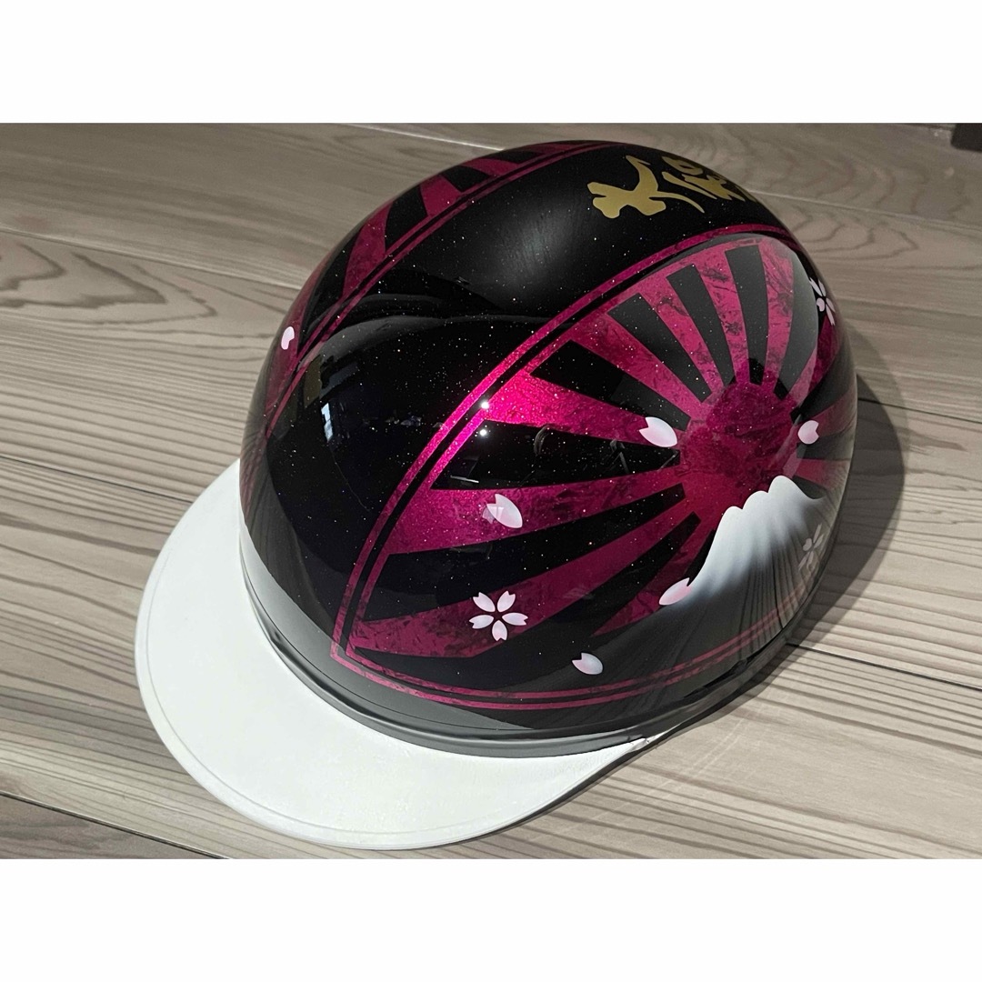 コルク半カスタム富士日章マジックレッドラップラメ桜高級クリヤ