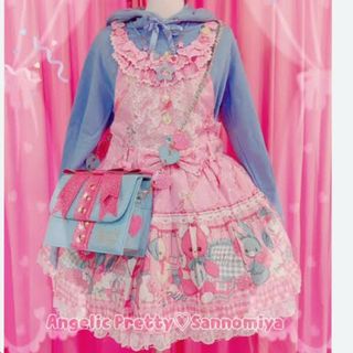 Angelic pretty lovelyオーガンジージャンパースカート