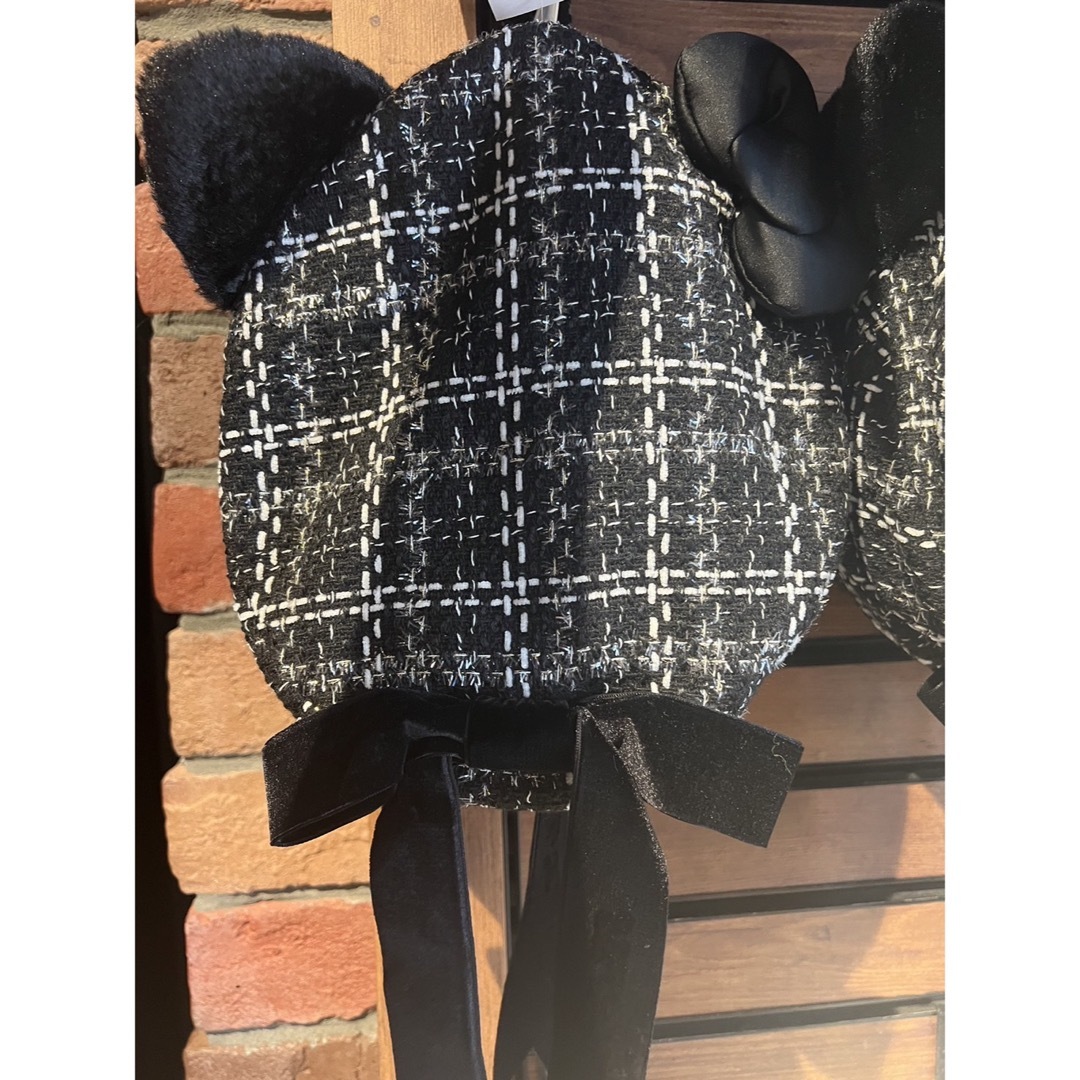 USJ - USJ 限定 キティーちゃん 白 黒 ベレー帽 セットの通販 by usj's