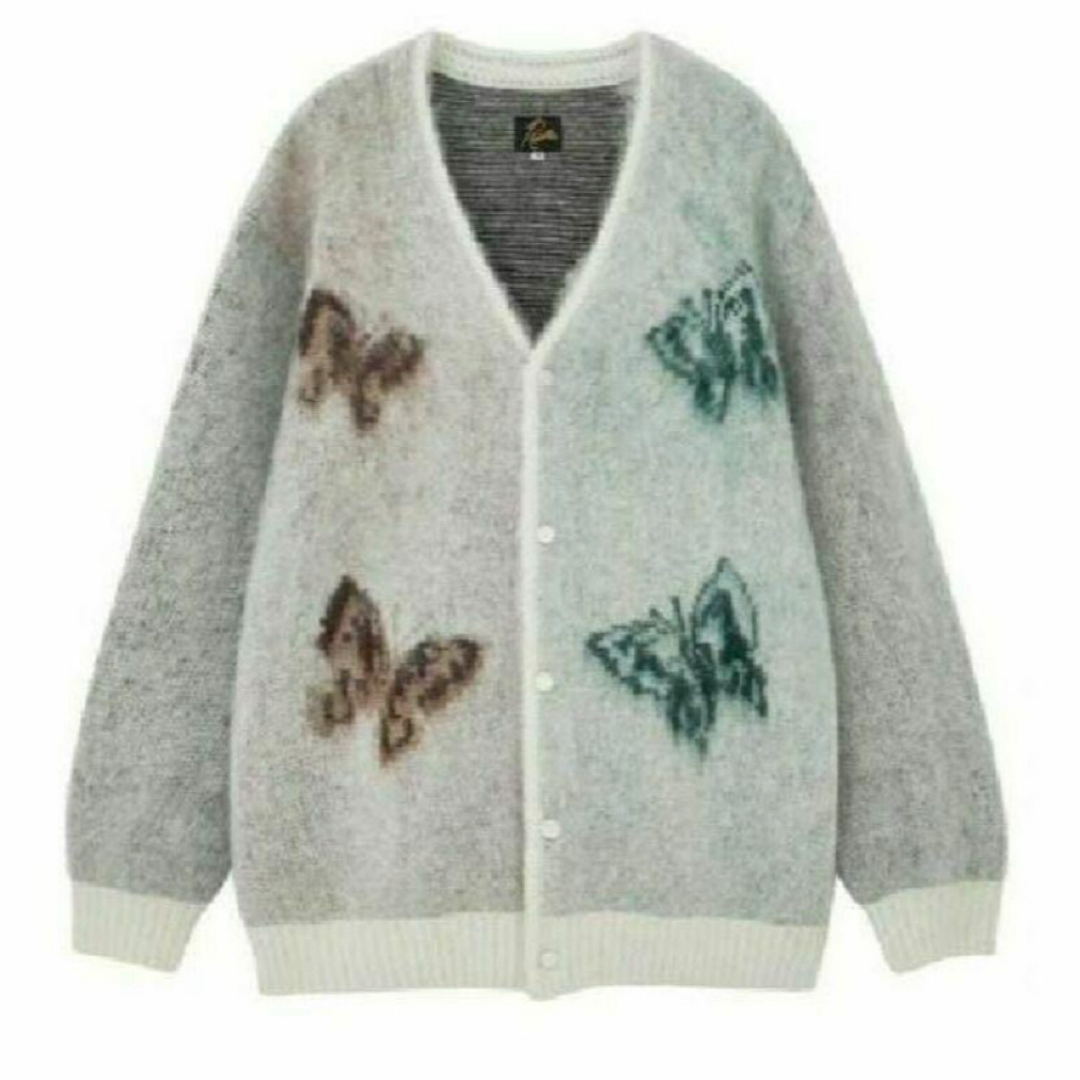 Needles モヘア カーディガン studious 別注 パピヨンホワイト