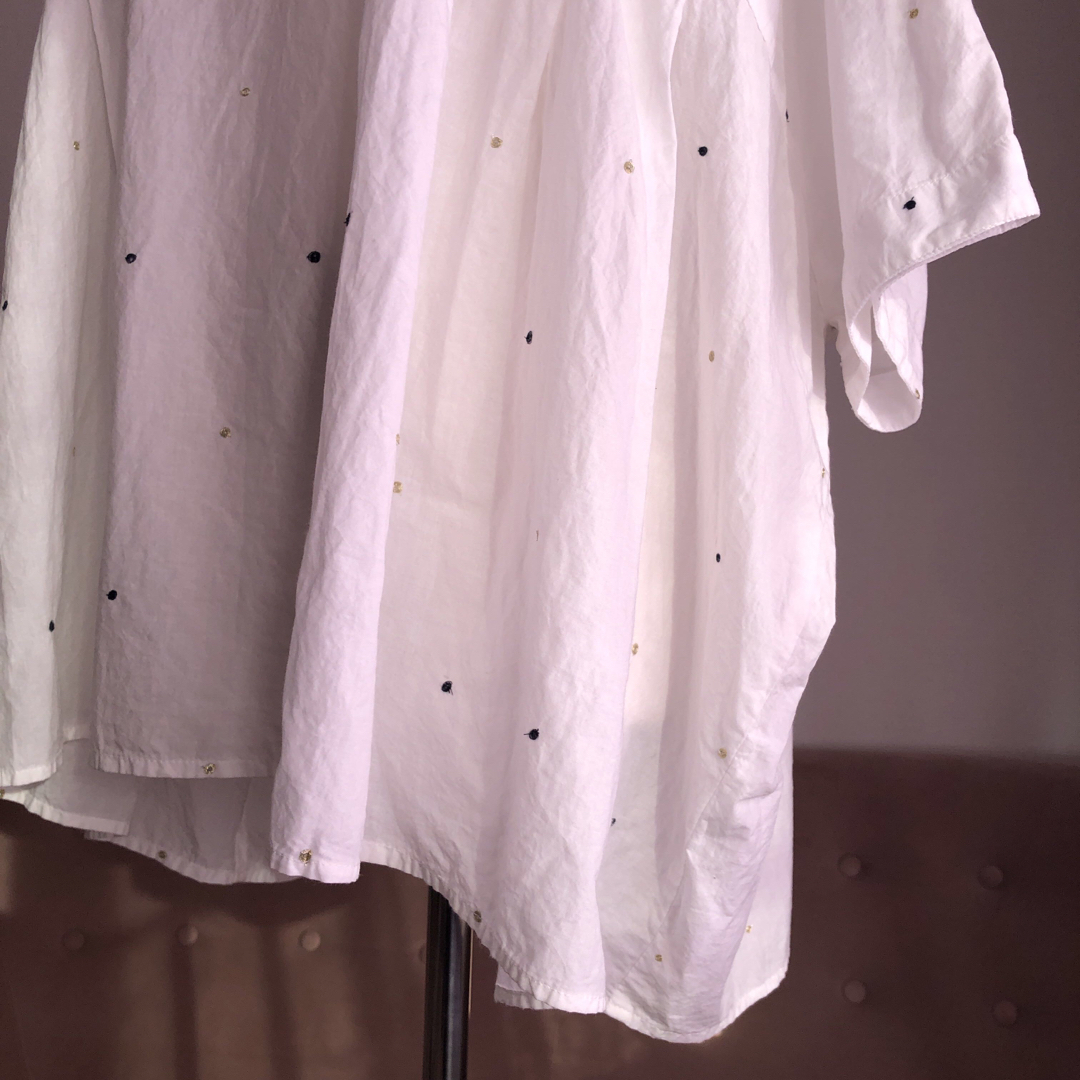 かぐれ - かぐれ ドット刺しゅうワイドプルオーバーの通販 by はな