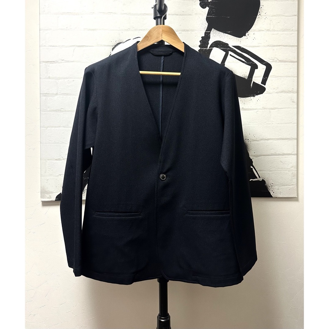 417 EDIFICE - 最新作417 EDIFICE LANATECサージ ノーカラージャケット