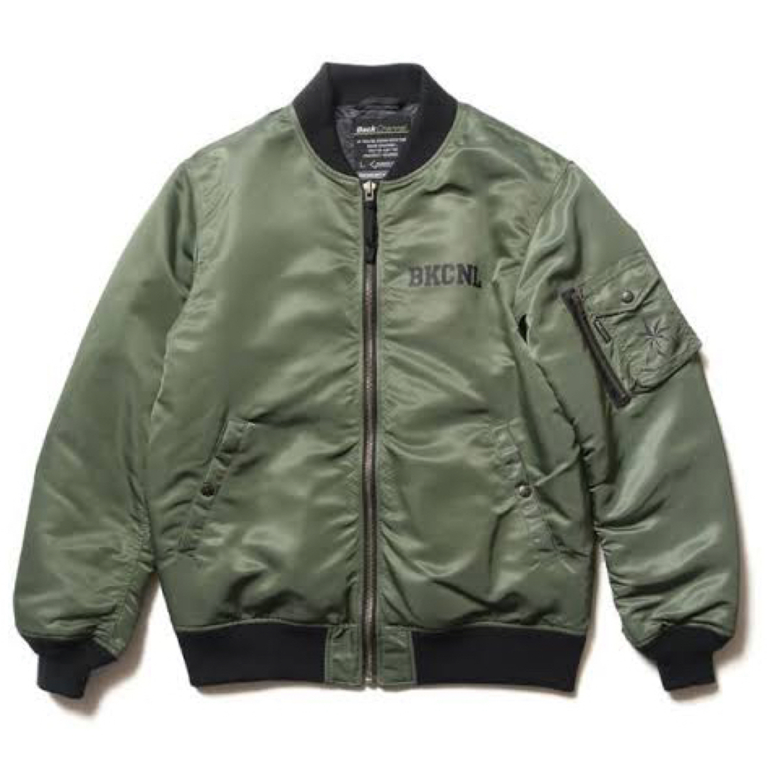 Back Channel - BackChannel バックチャンネル MA-1ナイロンジャケット