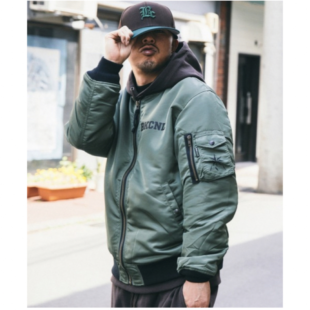 Back Channel - BackChannel バックチャンネル MA-1ナイロンジャケット