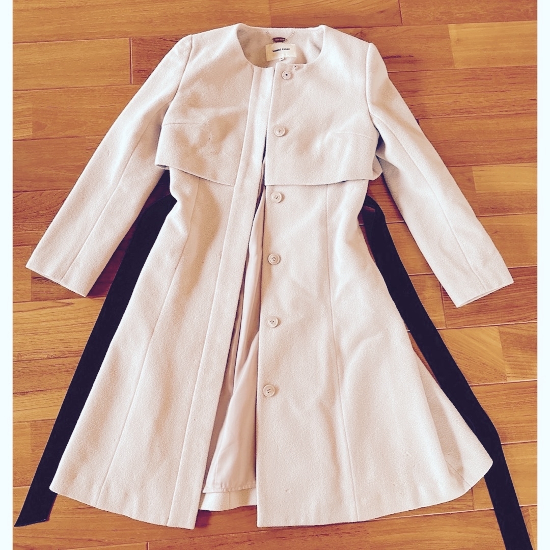 LAISSE PASSE - レッセパッセ ノーカラーコート プリンセスコートの