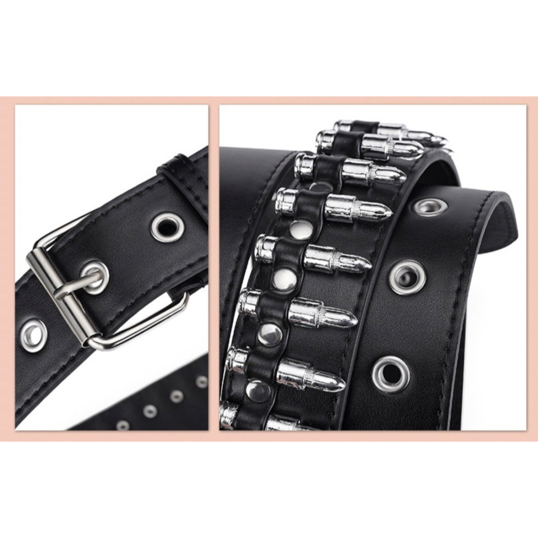 話題沸騰 弾丸ベルトopium y2k ロック ビジュアル ハードコア パンクの