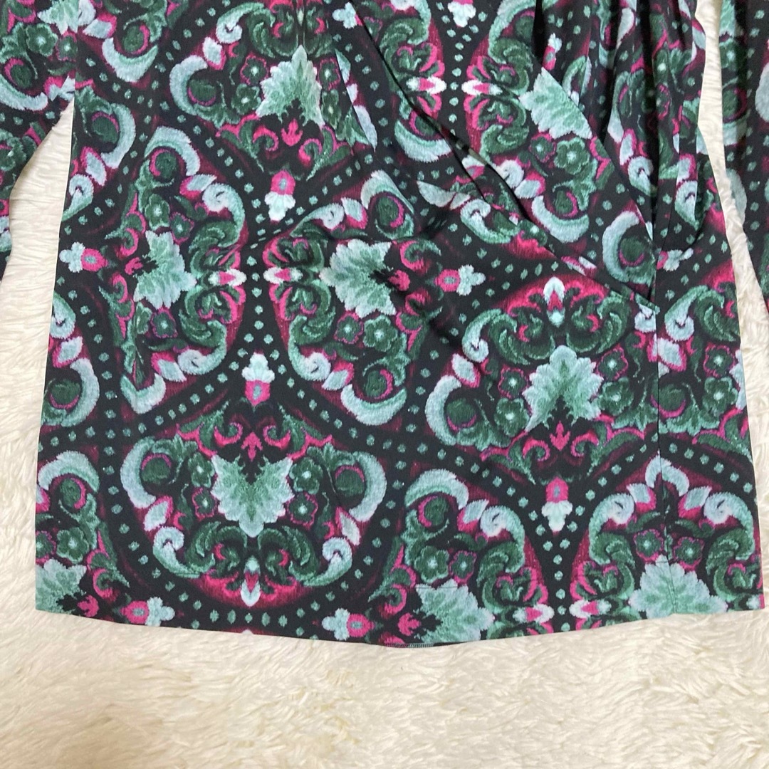 美品 ドリスヴァンノッテン 花柄 ペイズリー カシュクール ブラウス