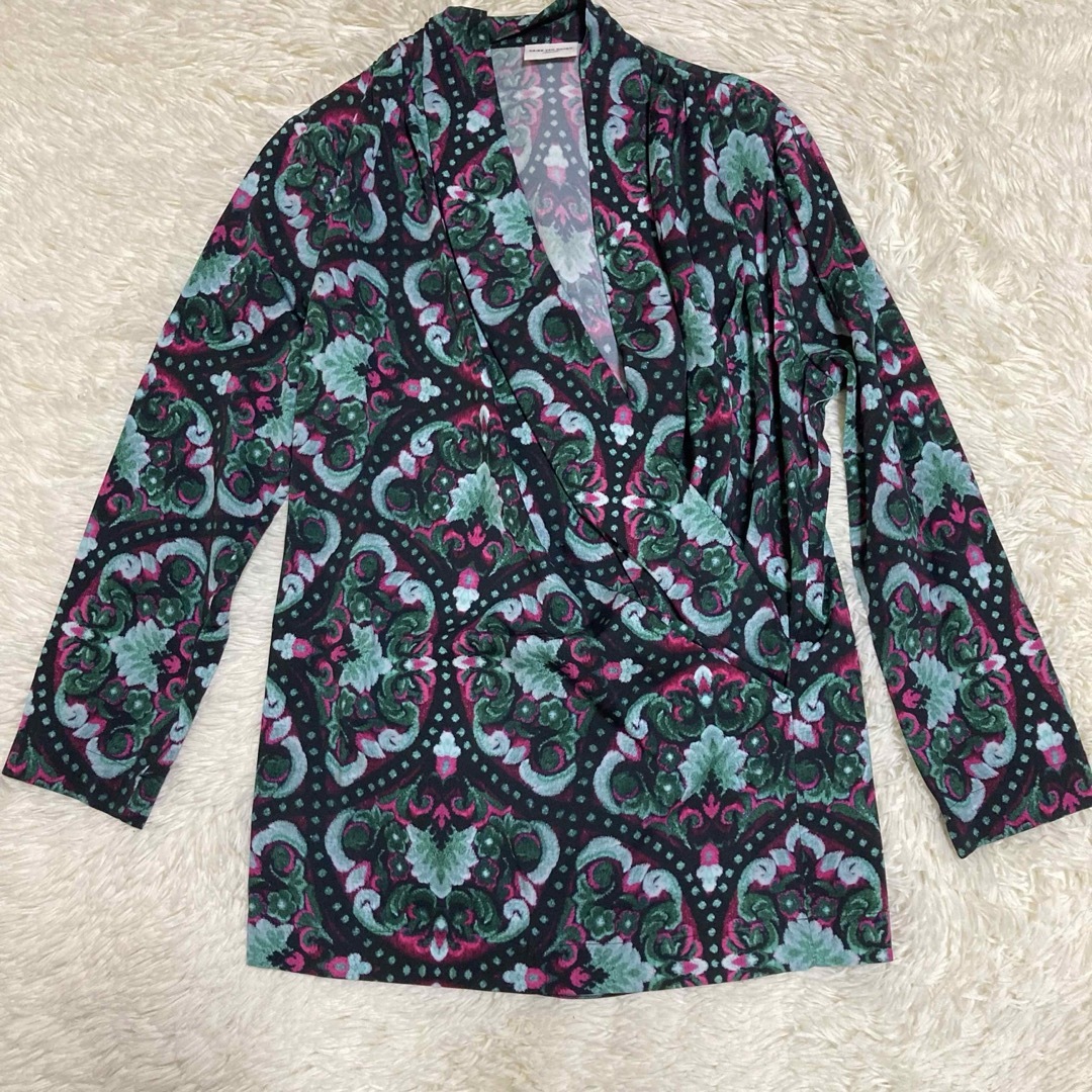 美品 ドリスヴァンノッテン 花柄 ペイズリー カシュクール ブラウス