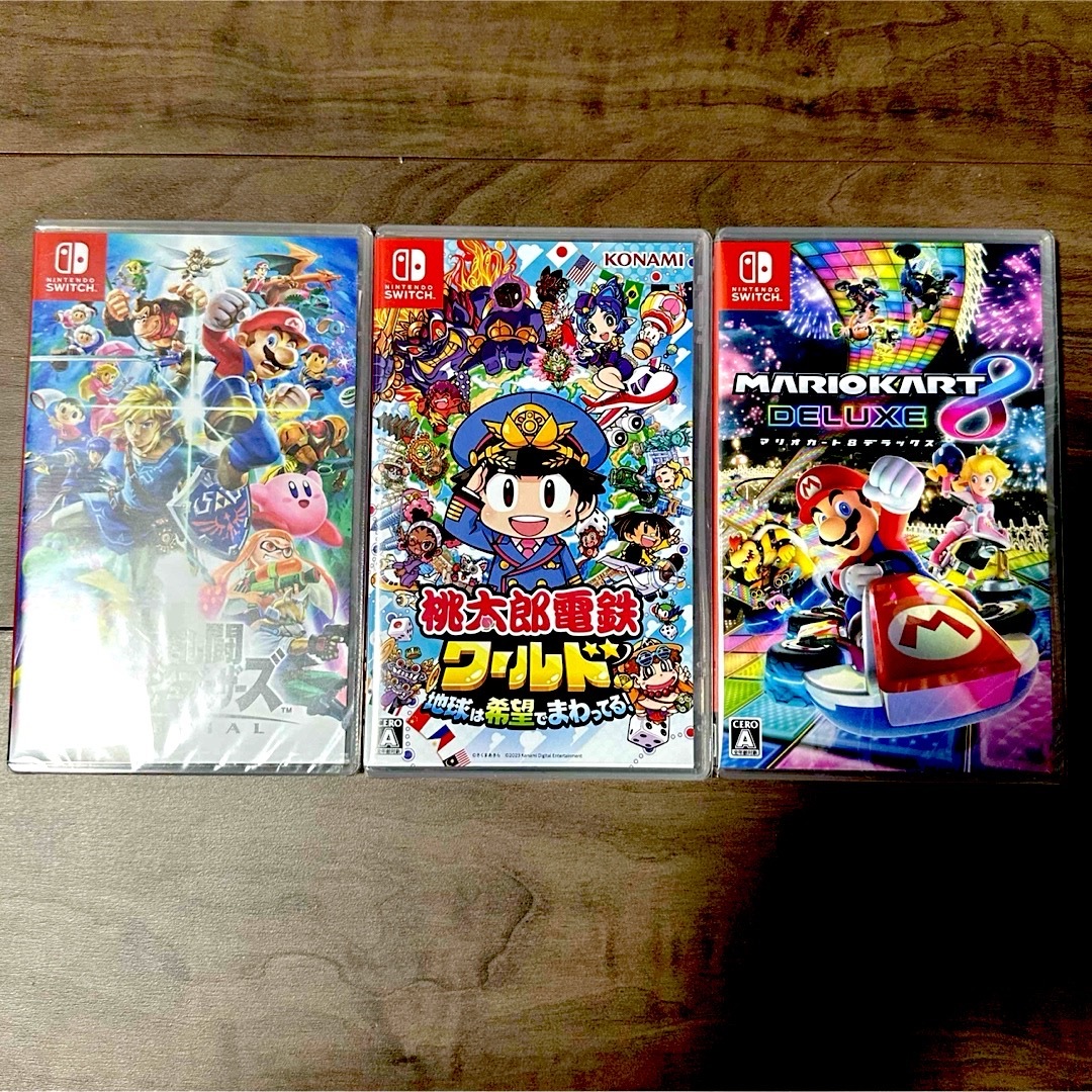 Nintendo Switch ソフト3本 新品未開封の通販 by ただっち's shop｜ラクマ