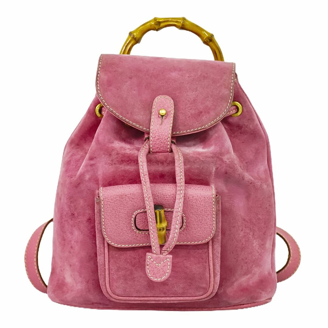 明日まで)GUCCI スエード バンブーリュック 【公式通販】