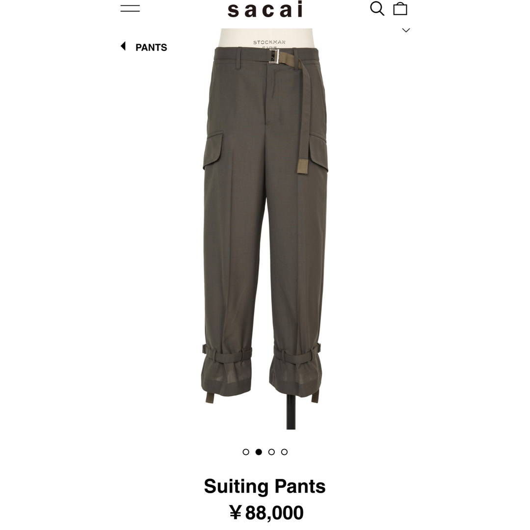 sacai - 新作 Sacai パンツの通販 by Best shop｜サカイならラクマ