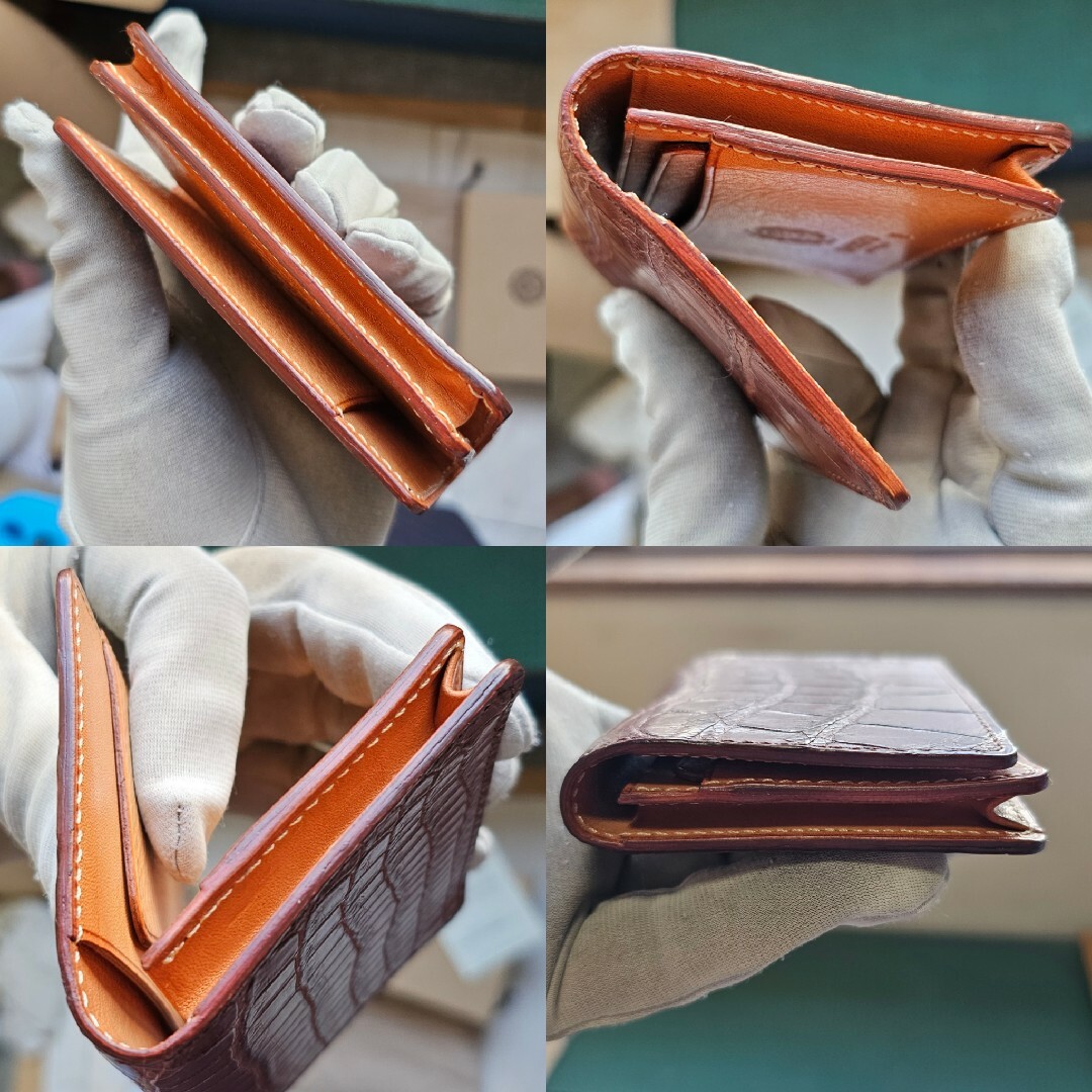 GANZO ガンゾ 名刺入れ クロコダイル crocodile ポロサス カード