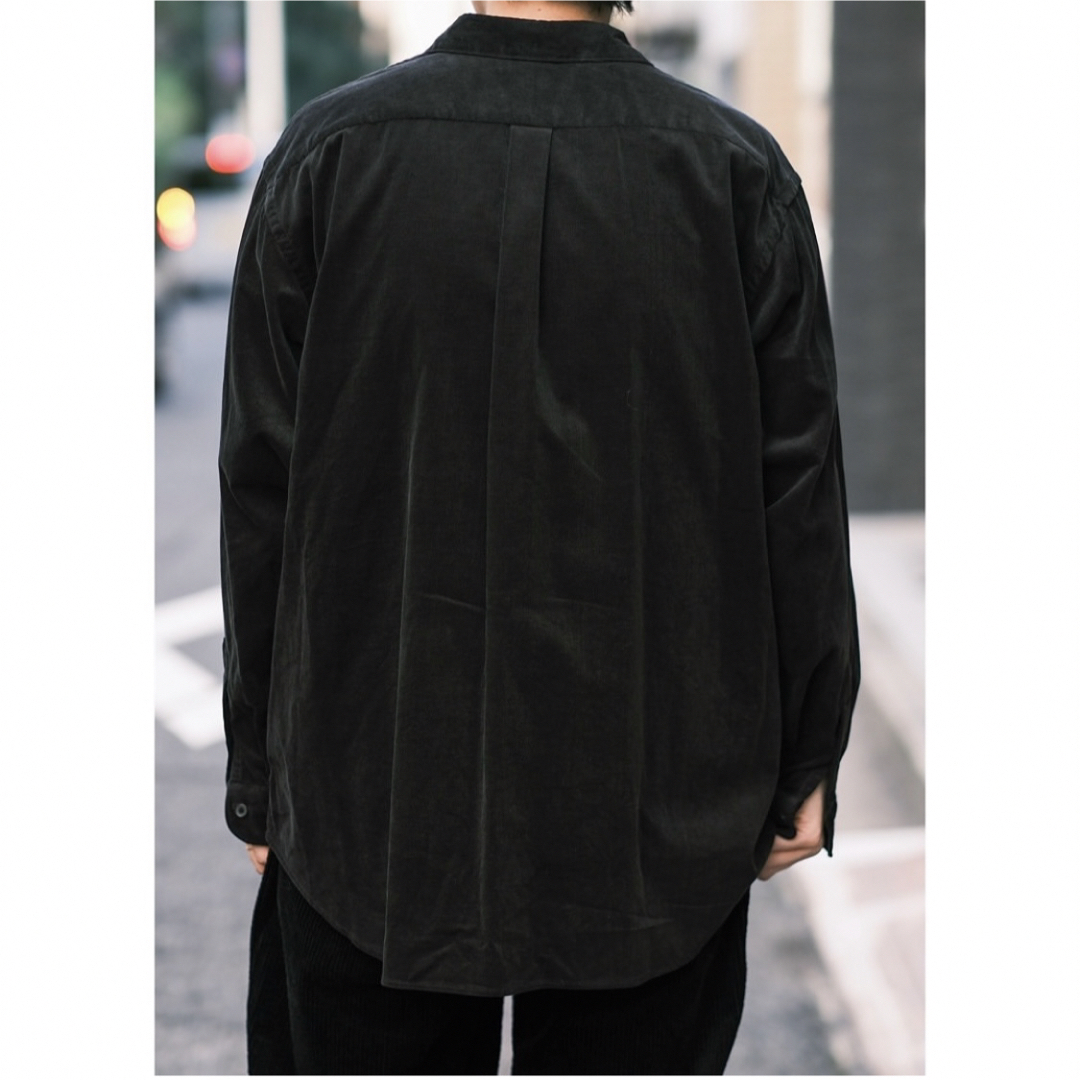 COMOLI - 【新品未使用】コーデュロイ コモリシャツ ブラック サイズ2