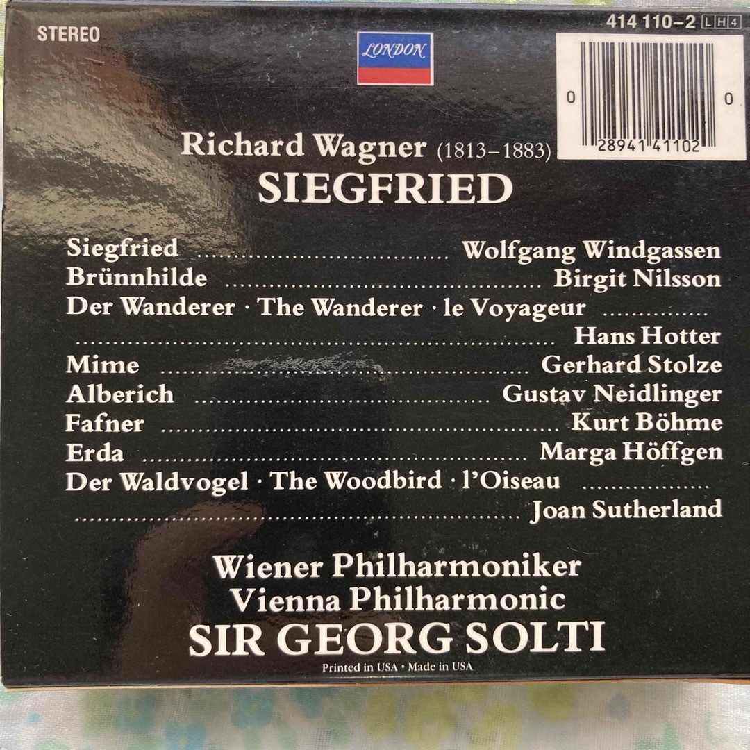 ワーグナー ショルティ ニーベルングの指環 ラインの黄金 ワルキューレ