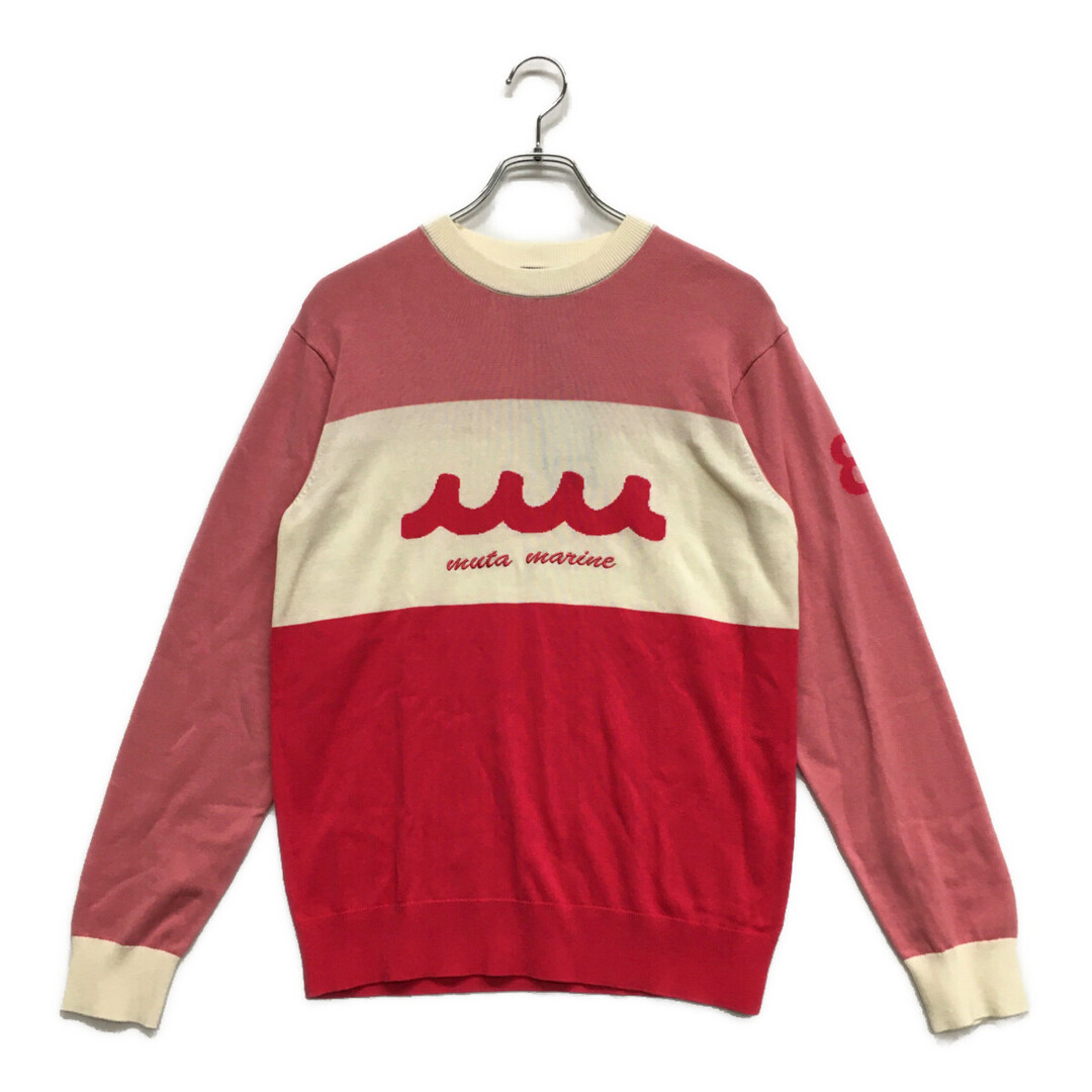 MUTA MARINE フード付きセーター 赤 【公式通販】