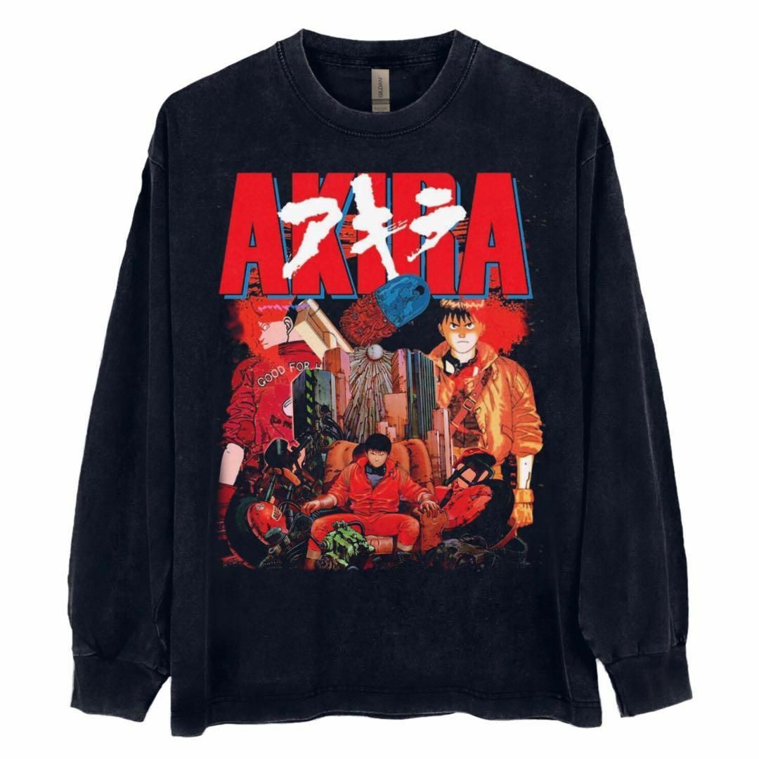 AKIRA アキラ ロンT 長袖 ブラック vintageの通販 by yutete ｜ラクマ