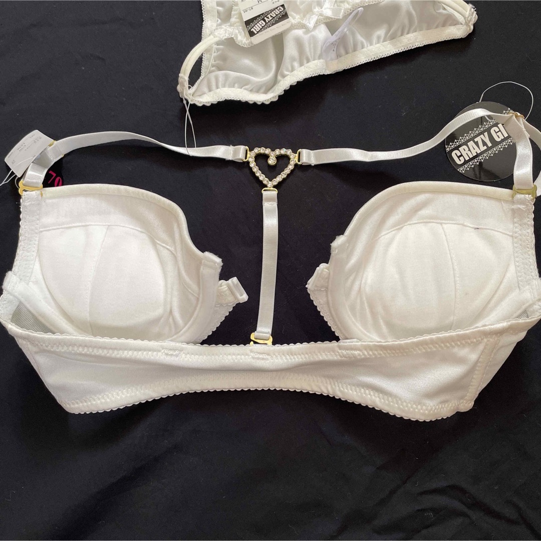 新品未使用◇C70 ブラジャー&ショーツセットアップ 2組 Sexy系魅せブラ