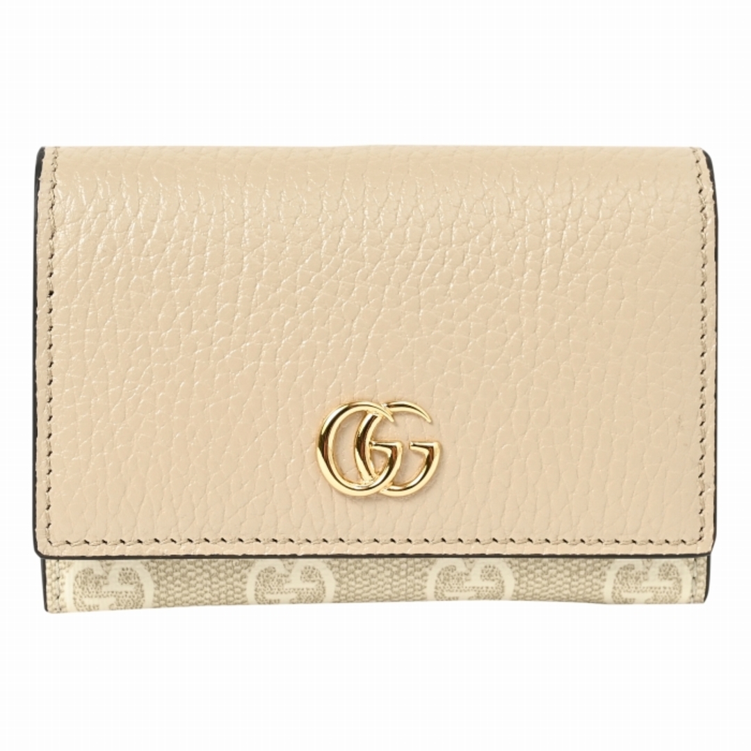 GUCCI - グッチ GUCCI カードケース 二つ折り GG マーモント 名刺入れ