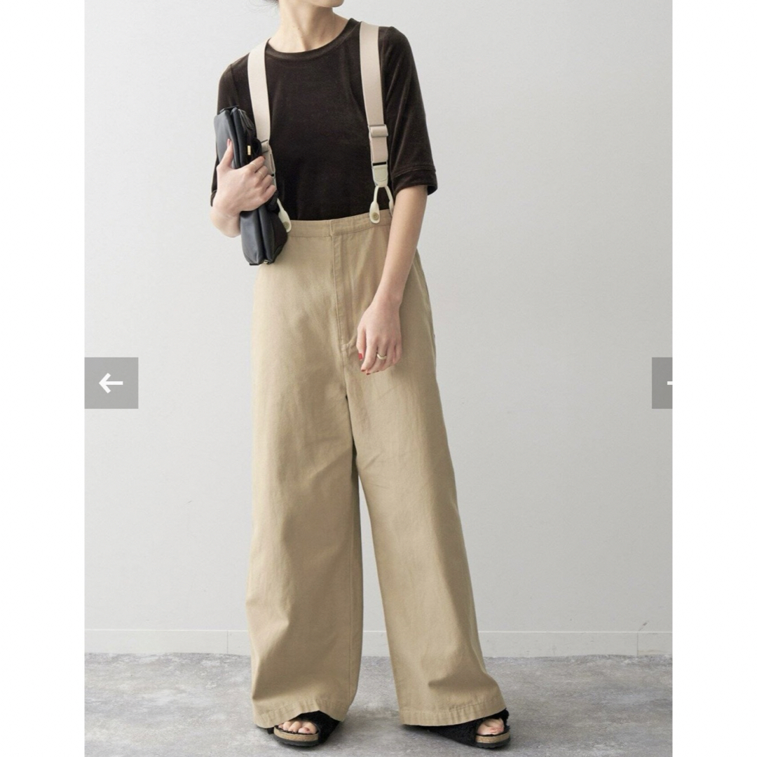 Spick & Span - 【完売商品】サスペンダー付きワーカーパンツ 36の通販