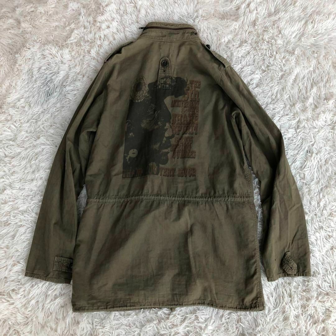 シェアスピリット share spirit ジップアップジャケット カーキ