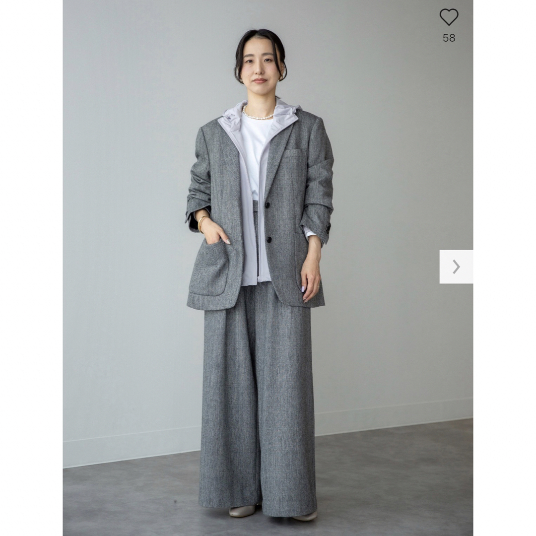 UNIQLO - UNIQLO:C ツイードオーバーサイズジャケット Mの通販 by ゆー