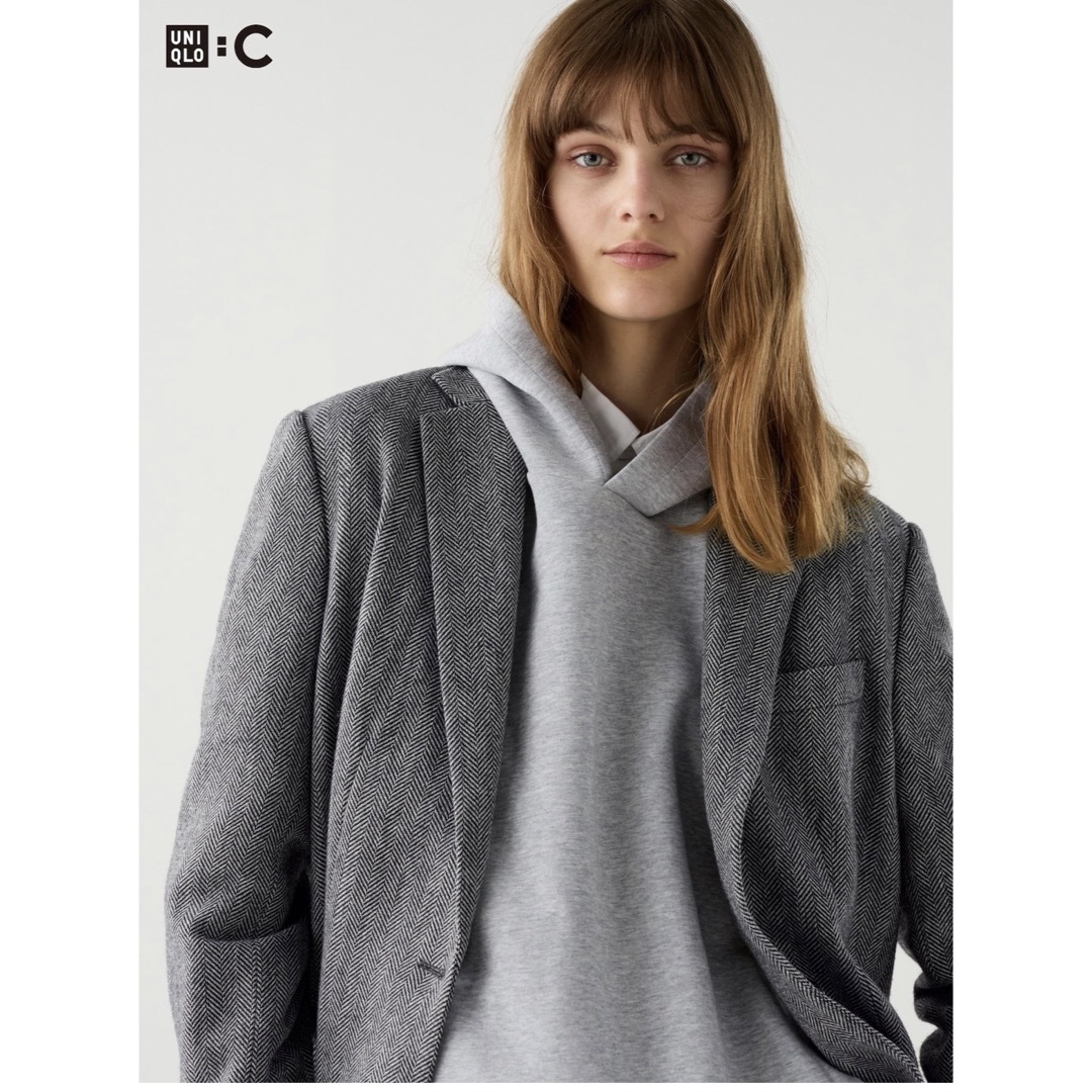 UNIQLO - UNIQLO:C ツイードオーバーサイズジャケット Mの通販 by ゆー