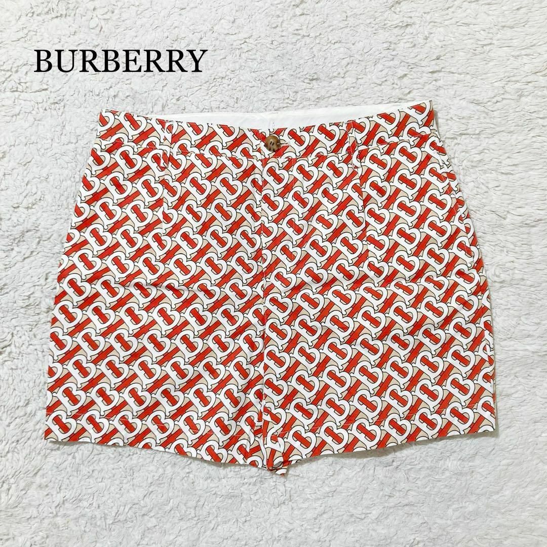 BURBERRY - 【未使用級】BURBERRY ショートパンツ 総柄 TB モノグラム