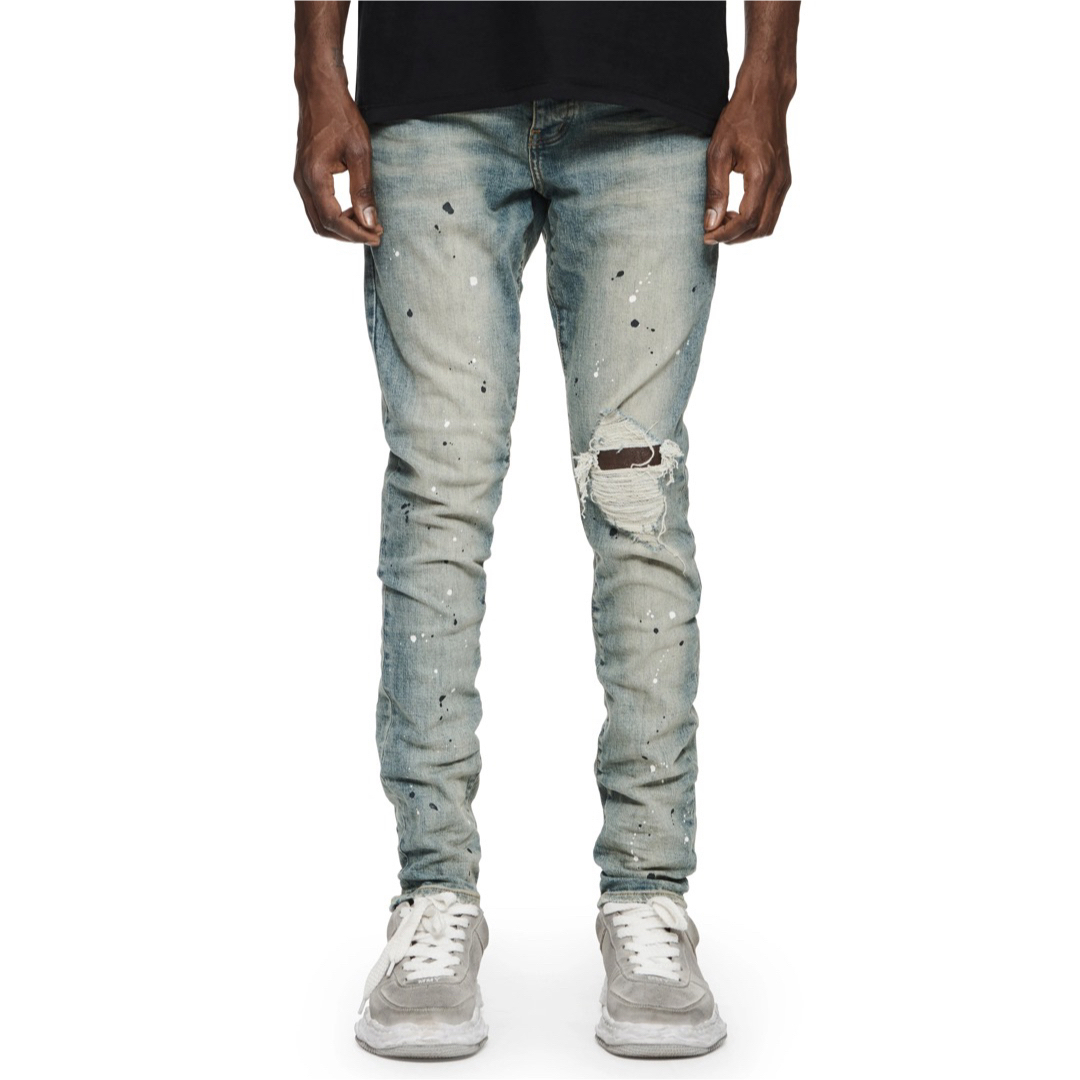 ksubi - 新品 PURPLE BRAND P002 ペンキ加工ダメージデニム 30の通販