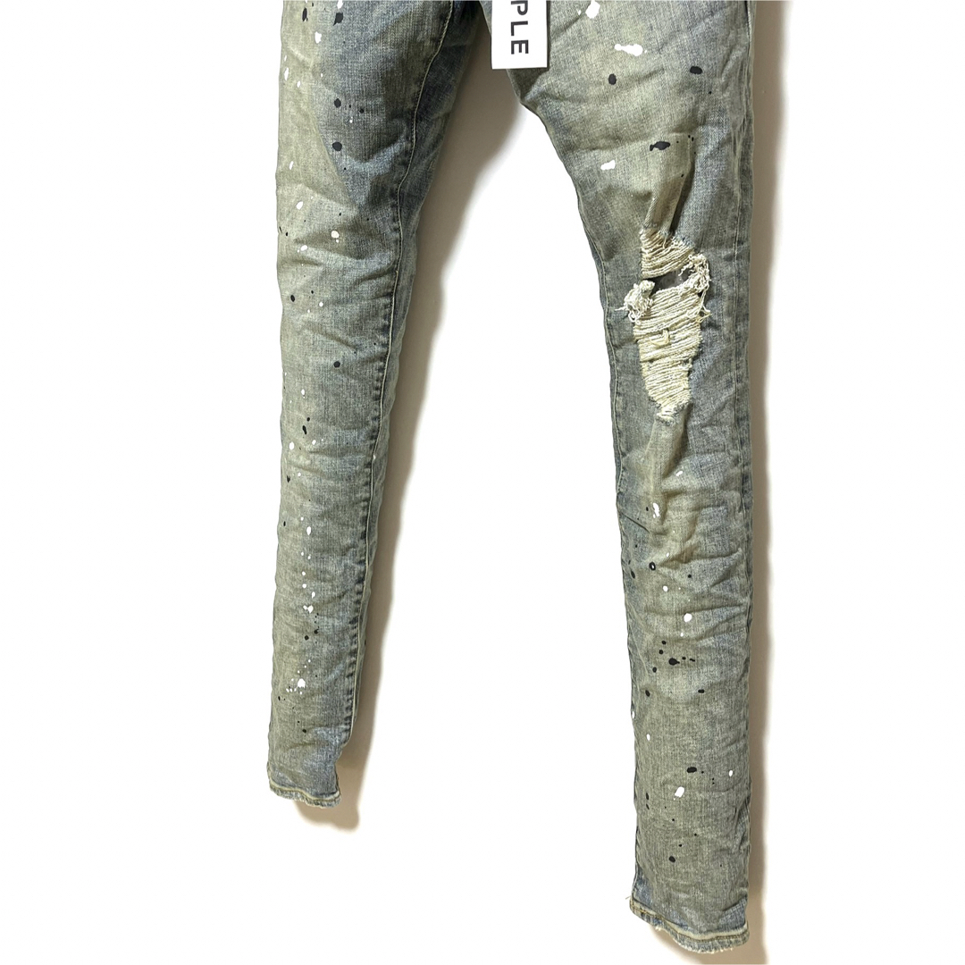 ksubi - 新品 PURPLE BRAND P002 ペンキ加工ダメージデニム 30の通販