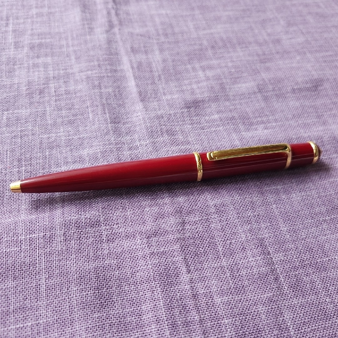 Cartier - カルティエ ディアボロ ボールペン ボルドーxゴールド