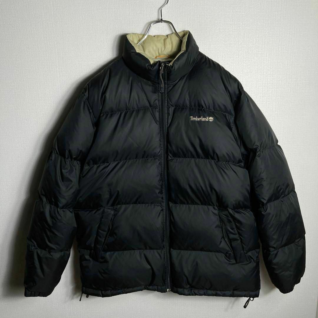 Timberland - 【希少XLサイズ】ティンバーランド 刺繍ロゴ ダウン