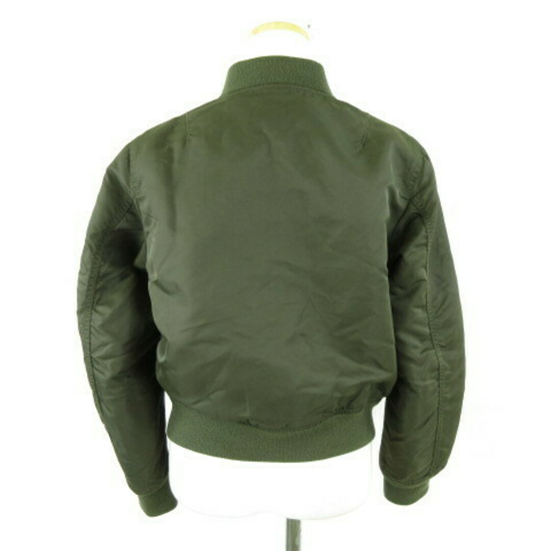 UNIQLO - ユニクロ UNIQLO MA-1 ブルゾン ジップアップ 長袖 オリーブ