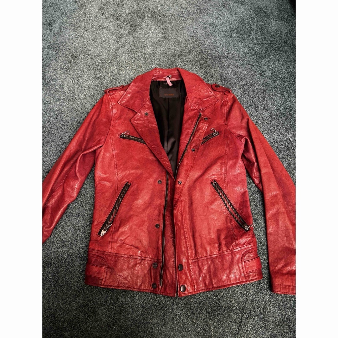 TETE HOMME - TETE HOMME テットオム ライダースジャケット レザー
