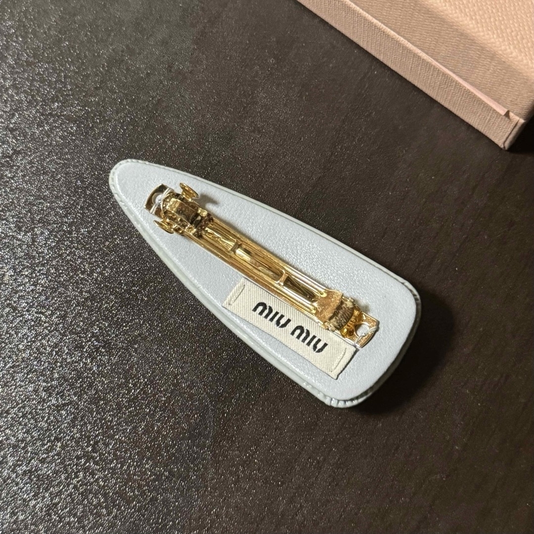 MIU MIU - 【正規品】miumiu ミュウミュウ ヘアピンバレッタ コーン