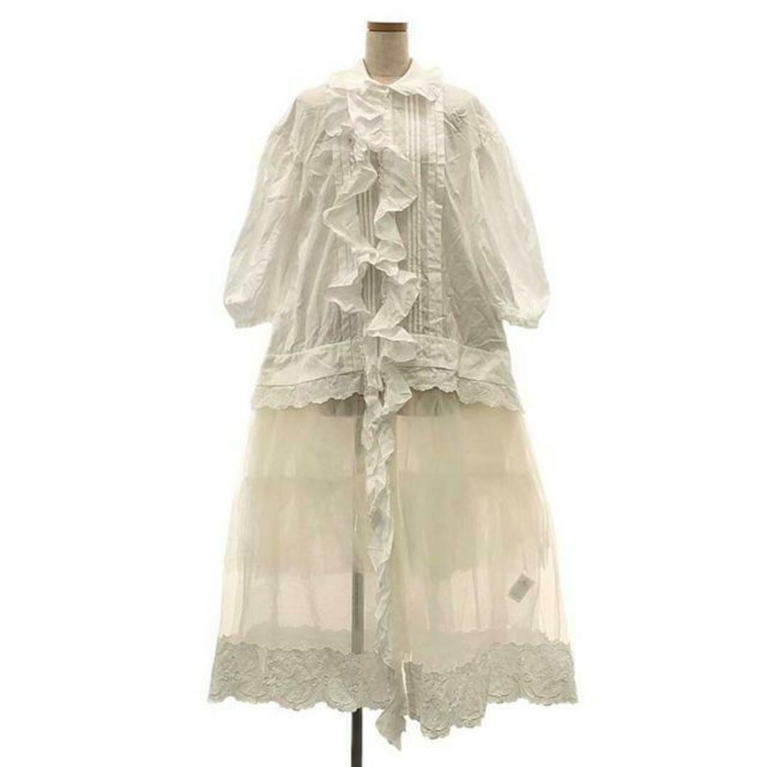 Simone Rocha ⁄ シモーネロシャ | フリル チュール切替 パフスリーブ