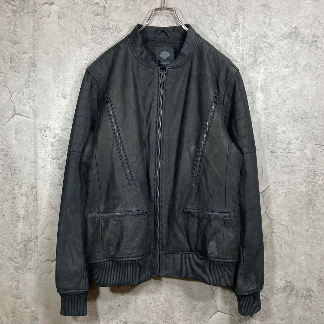 レザージャケット ハーレーダビッドソン シングルライダース レザー 黒