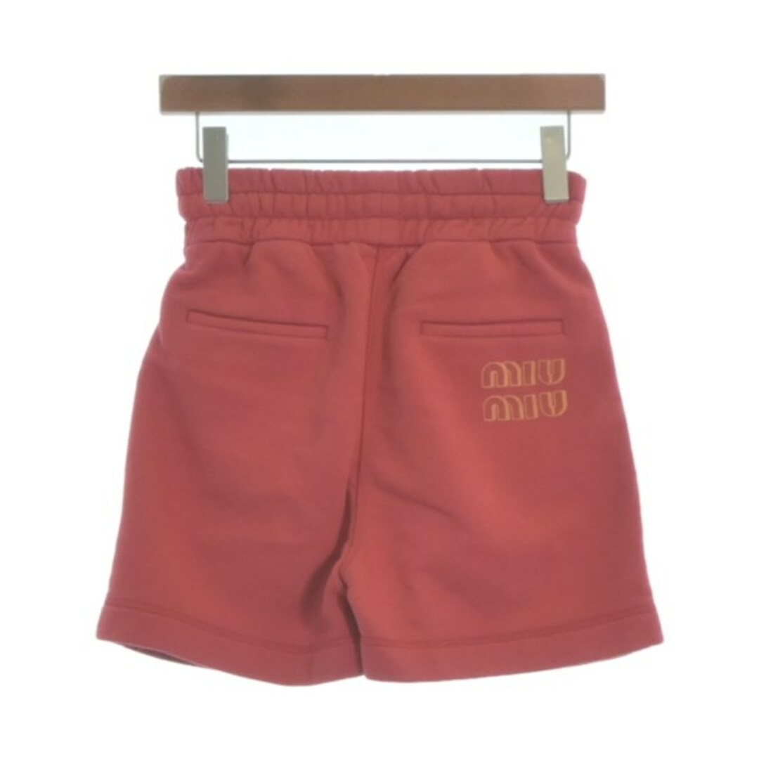 MIU MIU - Miu Miu ミュウミュウ ショートパンツ 36(XS位) 赤 【古着