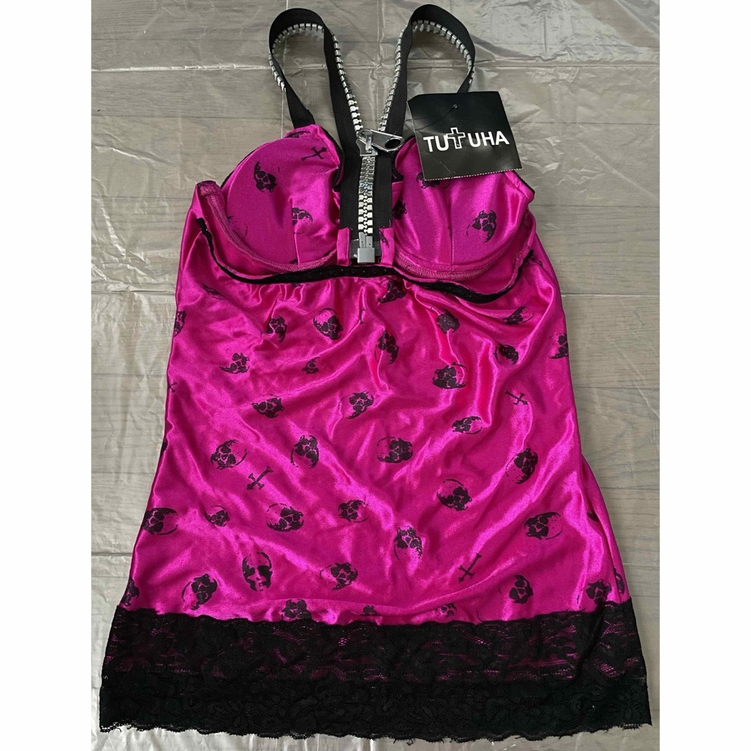 GLAVIL by tutuHA - 新品 スカル レース チャック ビッグジップ