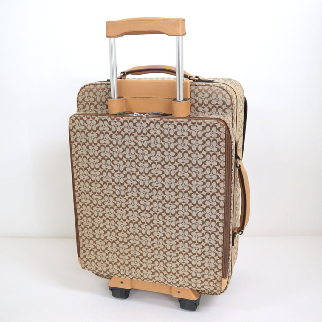 COACHキャリーケース ベージュ・ブラウン 【公式通販】